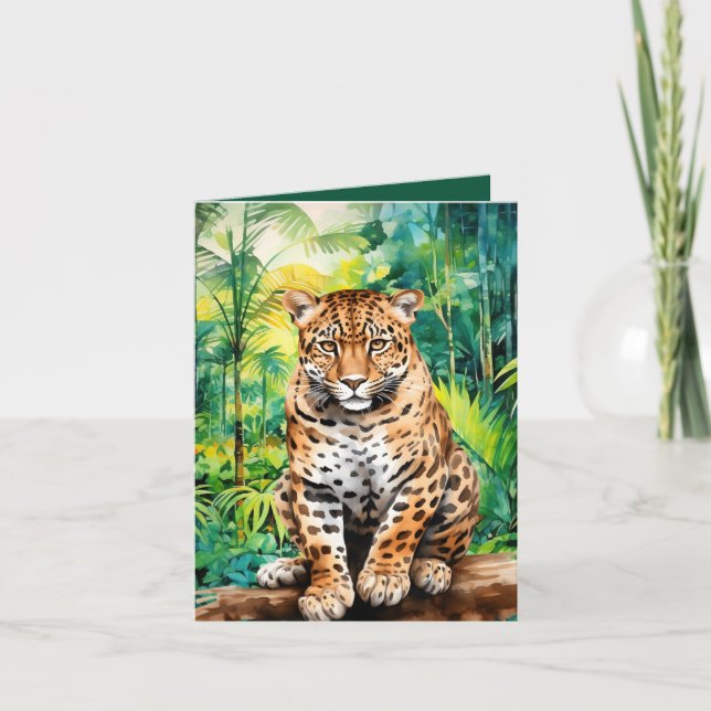Amoureux cool de léopards de jungle  (Devant)