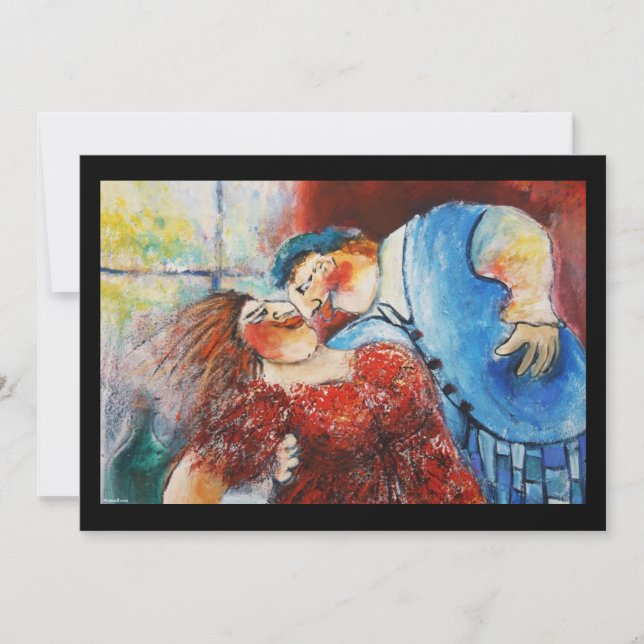 Amoureux Danse Invitation (Devant)