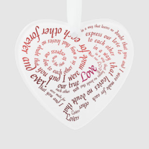 Amoureux de calligraphie romantique cœur en forme