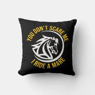 Amoureux de chevaux mignon coussin équestre occide