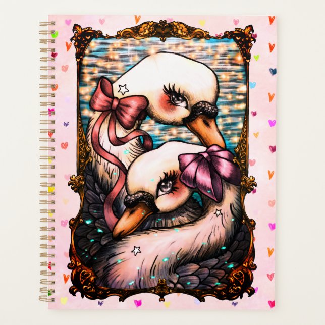 Amoureux de cygnes (Devant)