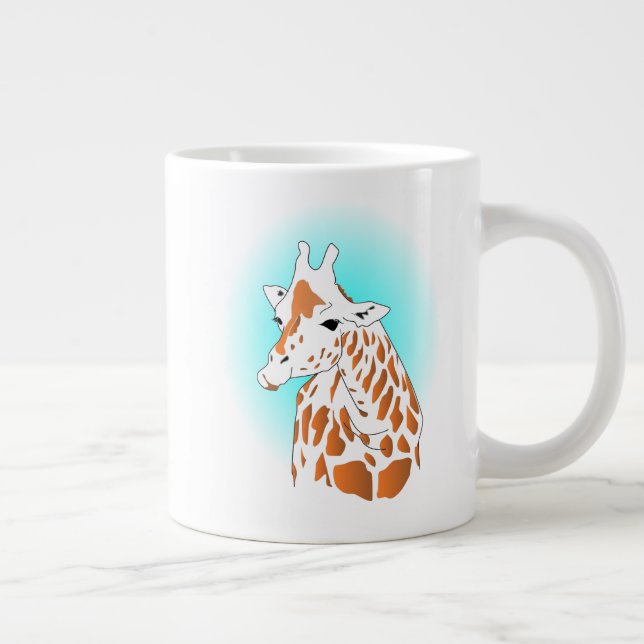 amoureux de girafe funky mug (Droite)