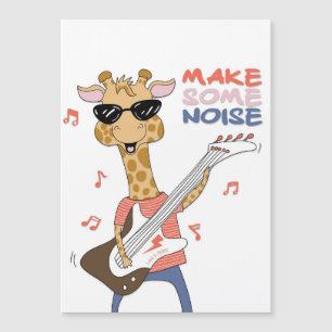 Amoureux de girafe Girafe Guitare Faire du bruit