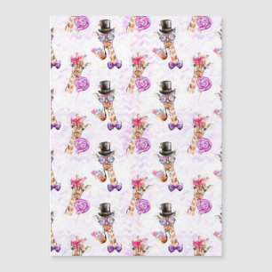 Amoureux de girafe Motif de girafe