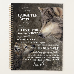 Amoureux de la fille À ma fille amour maman