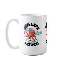 amoureux de la mer poulpe classique Mug