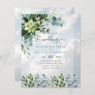 Amoureux de la nature Mariage Foral Verdure Rustiq