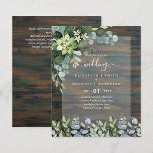 Amoureux de la nature Mariage Foral Verdure Rustiq