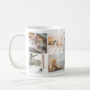 amoureux de les chats Mémoires photo Collage Mug
