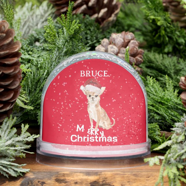 Amoureux de les chiens Chihuahua Fun Rouge Joyeux  (Hiver)