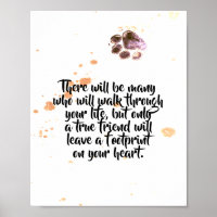 amoureux de les chiens citation poster design empr