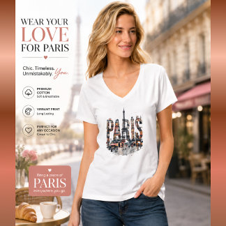 Amoureux de Paris ville pleine couleur | tshirt