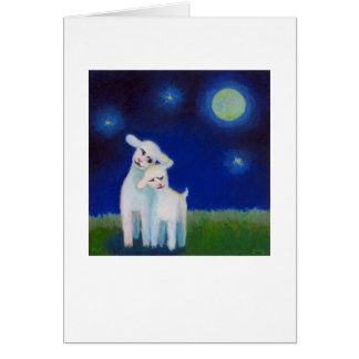 Amoureux de Pleine lune - PERSONNALISER de moutons