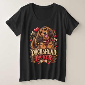 Amoureux de teckel drôle Chien saucisse mignon