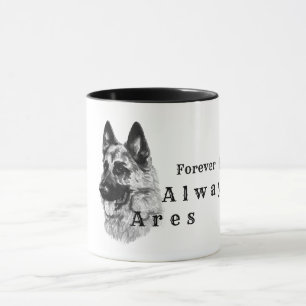 Amoureux des Animaux avec Nom Personnalisé Tasse à