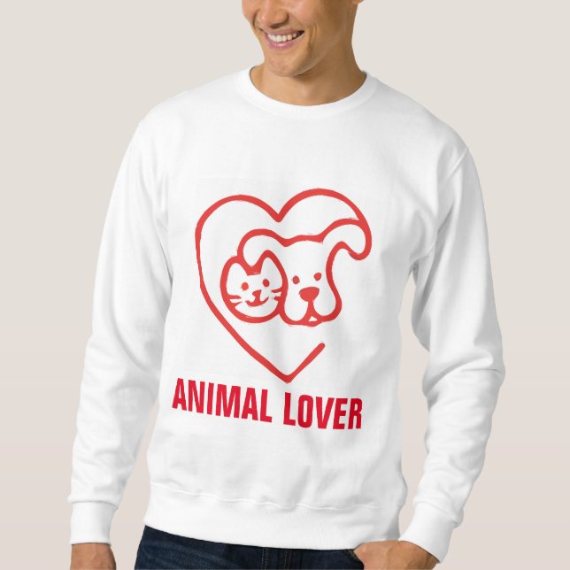AMOUREUX DES ANIMAUX, Chat & Chien, T-shirts (Devant)