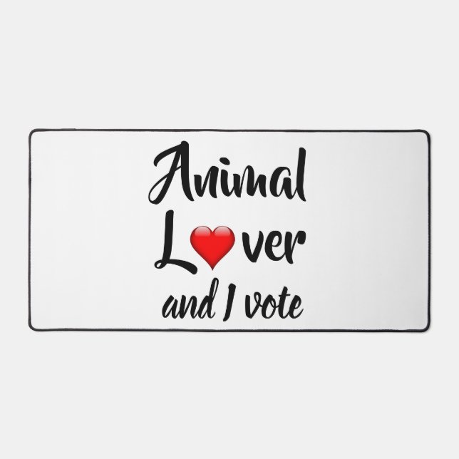 Amoureux des animaux et moi votons (Recto)