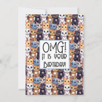 Amoureux des chats Anniversaire l OMG C'est votre 