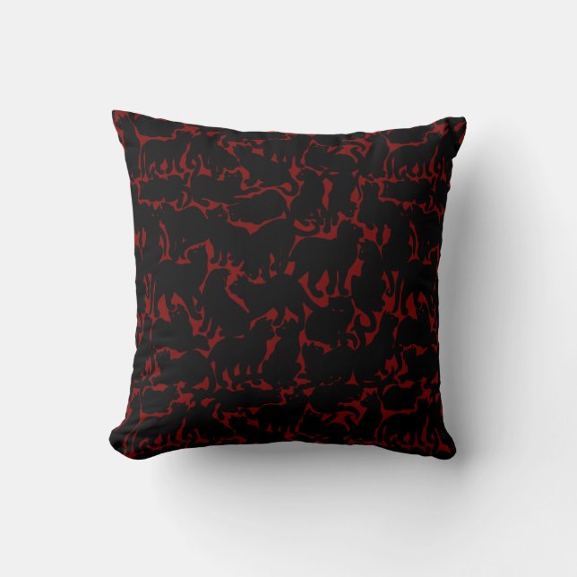 Amoureux des chats Coussin Chat Jeter des oreiller (Recto)