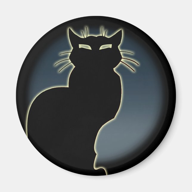 Amoureux des chats Magnet Cat Art Fridge Personnal (Devant)