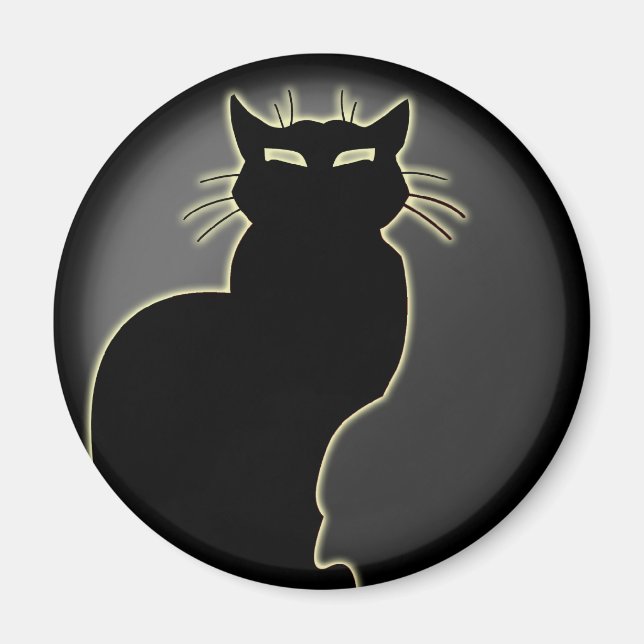 Amoureux des chats Magnet Cat Art Fridge Personnal (Devant)