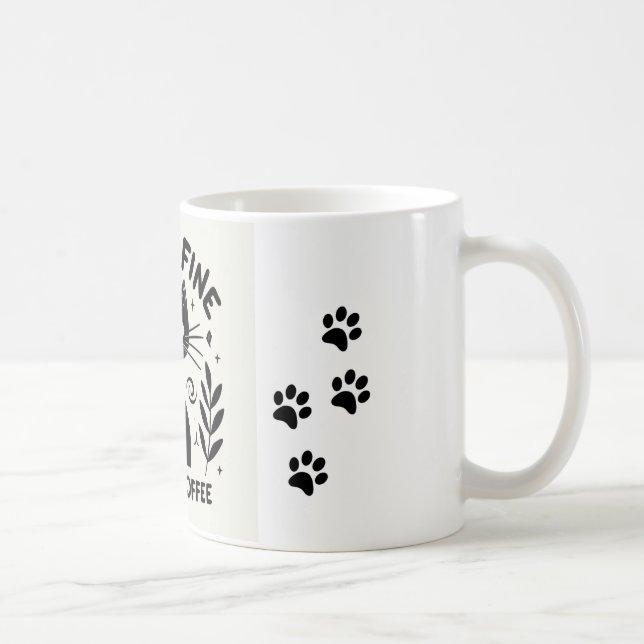 Amoureux des chats Mug (Droite)