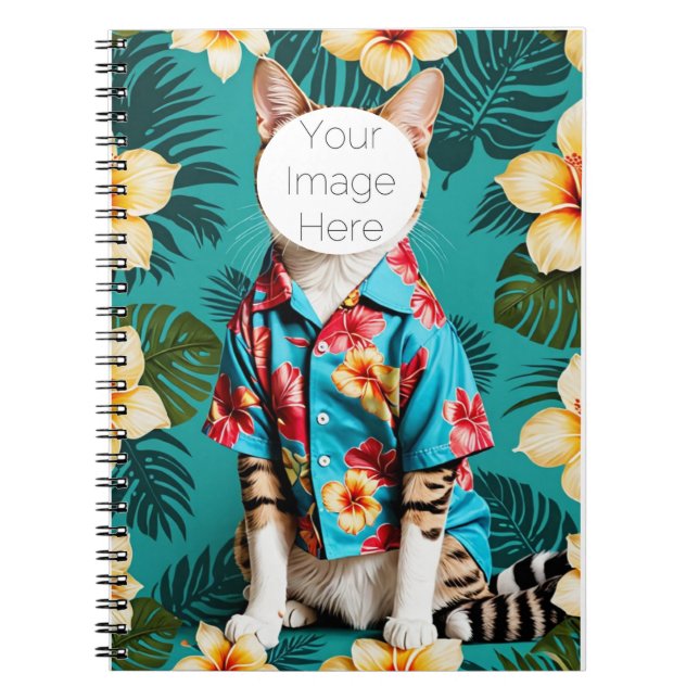 amoureux des chats tabby Spiral Photo Carnet (Devant)