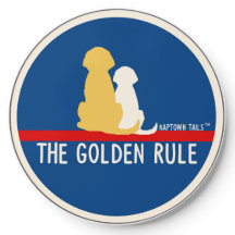 Amoureux des chiens de chargeur sans fil Golden Ru