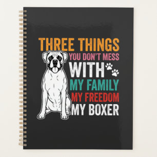 Amoureux des chiens de la famille Boxer Freedom