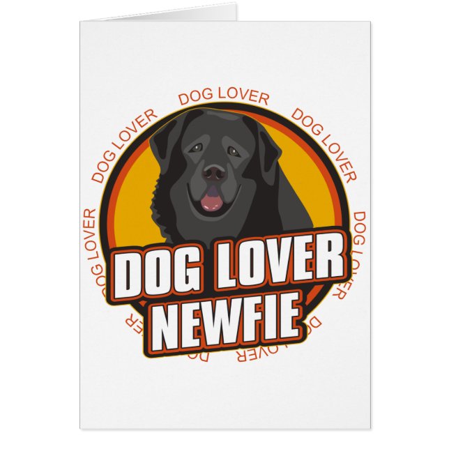 Amoureux des chiens de Terre-Neuve (Devant)