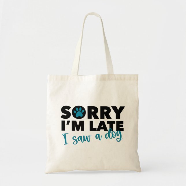Amoureux des chiens Funny Sac fourre-tout (Devant)