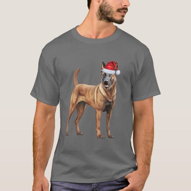 Amoureux des chiens Malinois belge Funny T-shirt d (Devant)