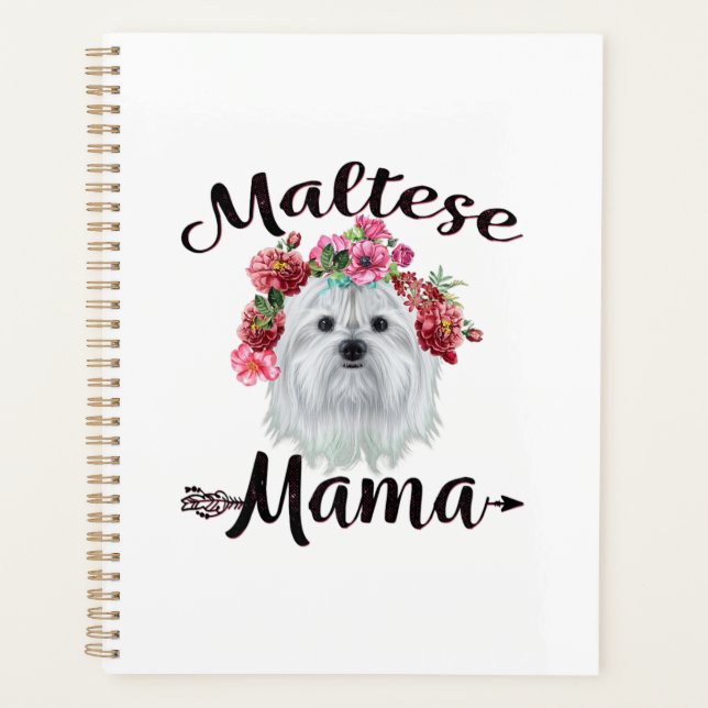 Amoureux des chiens | Mignonne Mama Fleurs de Chie (Devant)