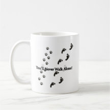 Amoureux des chiens Mug | Ne jamais marcher le lon