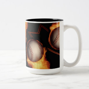 Amoureux du baseball Motif de Fireball Mug