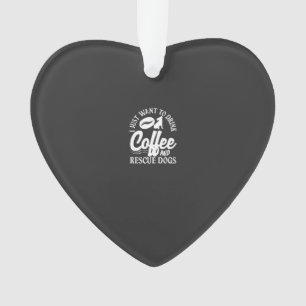 Amoureux du café, buvez du café, sauvez les chiens
