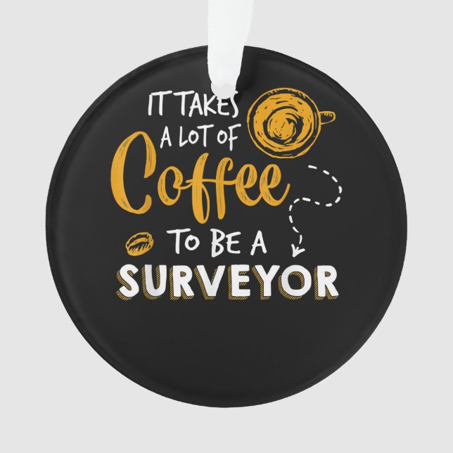 Amoureux du café Funny Surveyor Ingénieur Construc (devant)