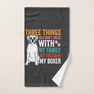 Amoureux du chien de la famille Boxer Freedom