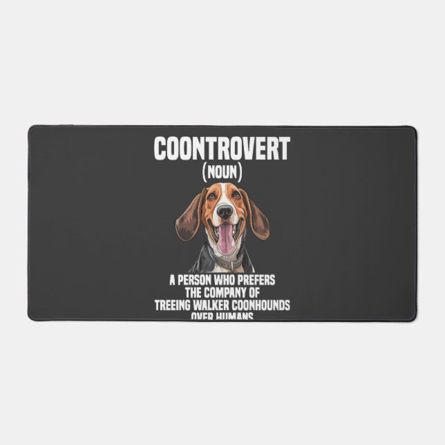 Amoureux du Treeing Walker Coonhound Chien Coontro (Recto)