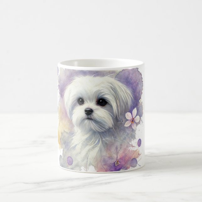 🐾 amoureux maltais, cette Mug est pour vous ! 🐾 (Centre)