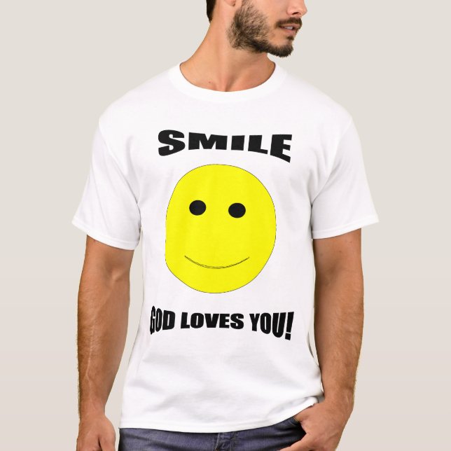 Amours de Dieu de sourire vous T-shirt (Devant)
