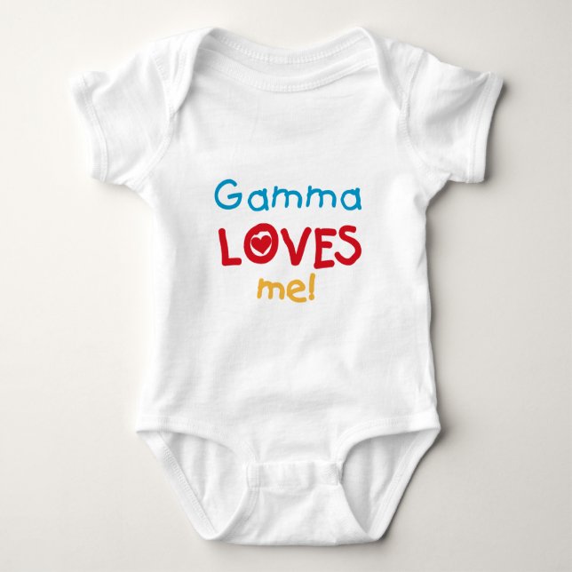 Amours gamma je T-shirts et cadeaux (Devant)