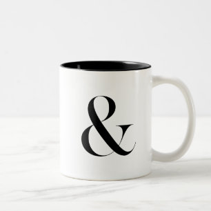 Ampersand Mariage de décoration à la maison Mug à