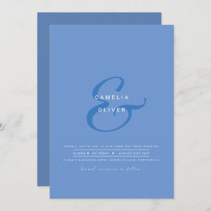 Ampersand Mariage moderne Inviter QR Code RSVP