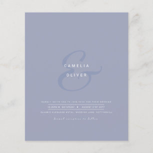 Ampersand Mariage moderne Inviter QR Code RSVP