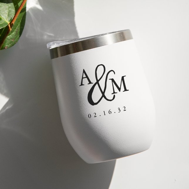 Ampersand Monogramme mariage Faveur (Créateur téléchargé)