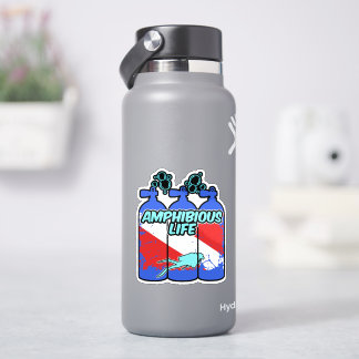 Amphibious Life Scuba Diving Sticker