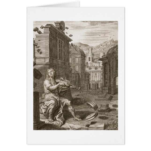 Amphion construit les murs de Thebes par la (Devant)