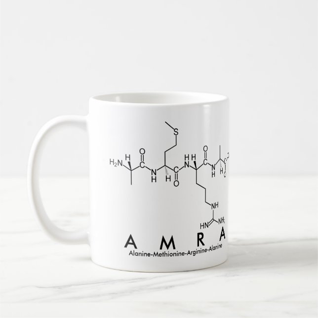 Amra peptide nom mug (Gauche)