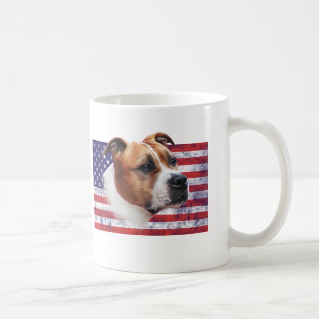AmStaff USA grunge // TASSE CUP (Droite)